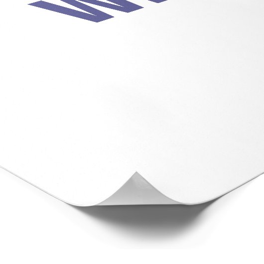 Rood Wit & IK DOE Patriottische Trouwdag Shower We Poster (Hoek)