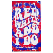 Rood Wit Ik Doe Vier Juli Vrijgezellenfeest Klein Cadeauzakje (Achterkant)