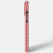 Rood Wit Illustratie Eenvoudige Kerstmis Case-Mate iPhone Case (Achterkant / Links)