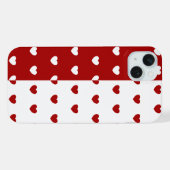 Rood & Wit iPhone Hoesje (Achterkant horizontaal)