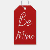 Rood & Wit Is Van Mij Valentijn Cadeaulabel (Voorkant)