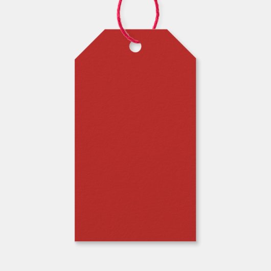Rood Wit Kerst Snoep Patroon#13 ID1009 Cadeaulabel (Achterkant)