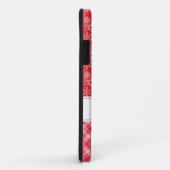 Rood & Wit Kerst Snowflake iphone 5 Case-Mate iPhone Case (Achterkant/rechts)