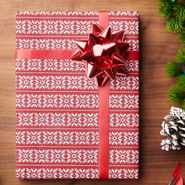 Rood wit kerstkeukenpapier Patroonpapier Cadeaupapier