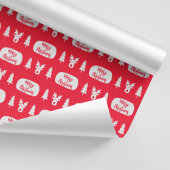 Rood Wit Kerstmis Patroon Inpakpapier