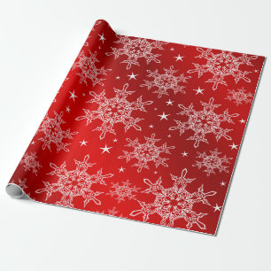 rood, wit, kerstpapier, winter+patte, kwik+xm cadeaupapier