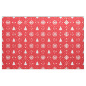 rood wit kerstpatroon stof (Fat Quarter)