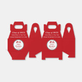 Rood, Wit, Klasse Reünie Gift Bag Ideeën, Reünie Bedankdoosjes (Uitgevouwen)