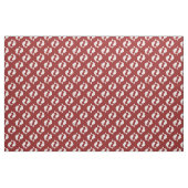 Rood wit Koi Visoosterpatroon Stof (Yard (91,4 cm))