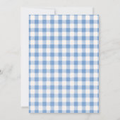 Rood Wit & Komend Uitnodiging voor Baby Shower (Achterkant)