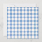 Rood Wit & Komend Uitnodiging voor Baby Shower (Achterkant)