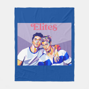 "Rood, wit, koningsblauw deken: de elites Fleece Deken
