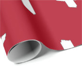 rood wit kruis cadeaupapier (Rol Hoek)
