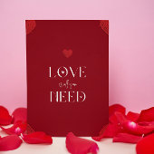 Rood, wit, liefde is alles wat je nodig hebt, roma kaart