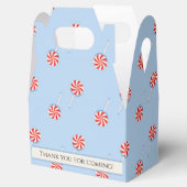 Rood & Wit Lollipop Patroon Favoriete Doos Bedankdoosjes (Geopend)