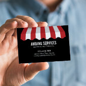 Rood wit luifel diensten schoonmaak professional visitekaartje