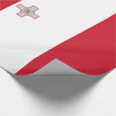 Rood wit met zeehond van Malta Cadeaupapier (Hoek)