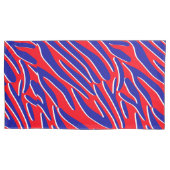Rood, Wit & Moedig | Tijgerstreep Pillowcase Kussensloop (Voorkant)