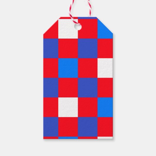 Rood, Wit & Mooi – 4 juli cadeaukaartje Cadeaulabel (Voorkant)