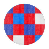 Rood, Wit & Mooi – Patriotisch Sierglas Snijplank (Voorkant)