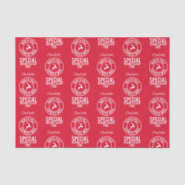 Rood & Wit Naam Van Noordpool Weefselpapier Tissuepapier