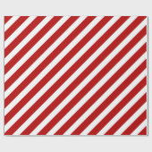 Rood & Wit of Rood & Groen Candy Cane Basics Cadeaupapier (Vlak)