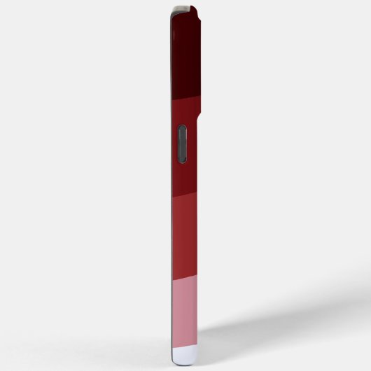 Rood Wit Ombre Wave patroon Case-Mate iPhone Case (Achterkant / Rechts)