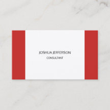 Rood wit ontwerp Modern eenvoudig minimalistisch t