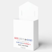 Rood, Wit & Op Komst! 4 juli babyborrel Bedankdoosjes (Geopend)