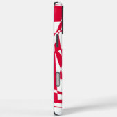 Rood & Wit Optische Illusie – Krachtige 3D Geometr Case-Mate iPhone Case (Achterkant / Rechts)