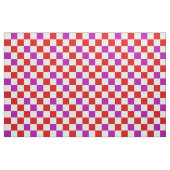 Rood Wit Paars Geruit Patroonontwerp Stof (Fat Quarter)
