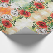 Rood wit papier met vulling (Hoek)