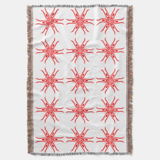 rood wit patroon A 2-22 Deken (Voorkant Verticaal)