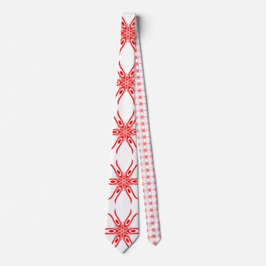rood wit patroon A 2-22 Stropdas (Voorkant)