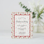 Rood wit patroon met kerstfeest (Staand voorkant)