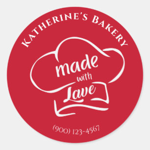 Rood wit Pet gemaakt met Sticker van de Liefde