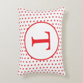Rood & Wit Polka-Dot Gepersonaliseerd Accent Kusse Accent Kussen (Voorkant(Verticaal))