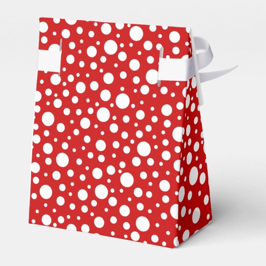 Rood Wit Polka Dots Ladybug Lijst Kinderen Verjaar Bedankdoosjes (Achterkant)