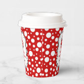 Rood Wit Polka Dots Ladybug Lijst Kinderen Verjaar Papieren Bekers (Rechts)