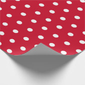Rood Wit Polkadot Inpakpapier (Hoek)
