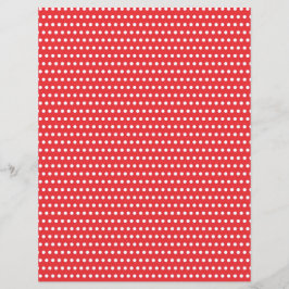 Rood & Wit Polkadots Kerst Scrapbook Papier