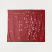 Rood Wit Retro Afstuderen Foto Achtergrond Wandkleed (Voorkant (horizontaal))