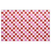 Rood Wit Roze Geruit Patroonontwerp  Stof (Fat Quarter)