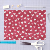 Rood Wit Roze Harten Liefde Valentijnsdag Romance Tissuepapier (Craft)