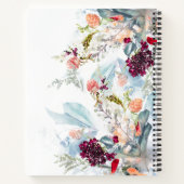 ROOD WIT & SINAASAPPEL BLOEMELEGANT AANGEPAST NOTITIEBOEK (Achterkant)