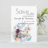 ROOD WIT & SINAASAPPEL BLOEMELEGANT BEWAAR ONZE DA AANKONDIGING (Staand voorkant)