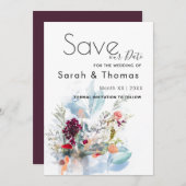 ROOD WIT & SINAASAPPEL BLOEMELEGANT BEWAAR ONZE DA AANKONDIGING (Voorkant / Achterkant)