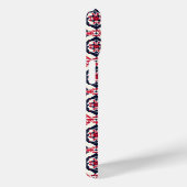 rood-wit-Slavisch patroon Case-Mate iPhone Case (Achterkant / Rechts)