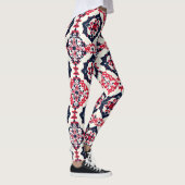 rood-wit-Slavisch patroon Leggings (Rechts)