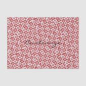 Rood/wit sneeuwvlokpatroon Thunder_Cove Tissuepapier (Voorkant)